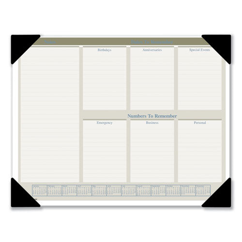 Executive Monthly Desk Pad Calendar - HT1500