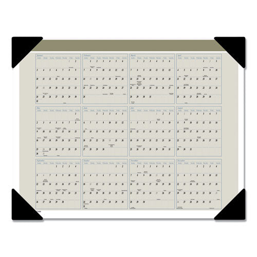 Executive Monthly Desk Pad Calendar - HT1500