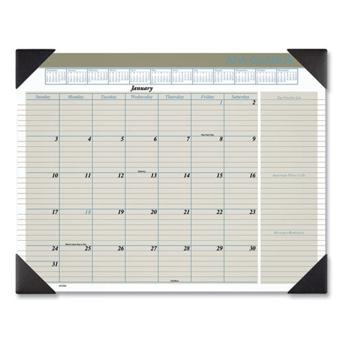 Executive Monthly Desk Pad Calendar - HT1500