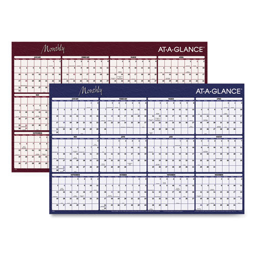 Reversible Horizontal Erasable Wall Planner - A152