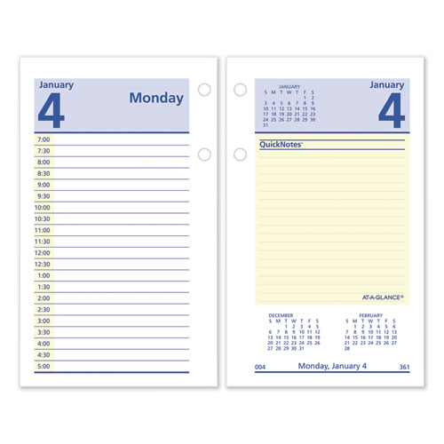 QuickNotes Desk Calendar Refill - E51750