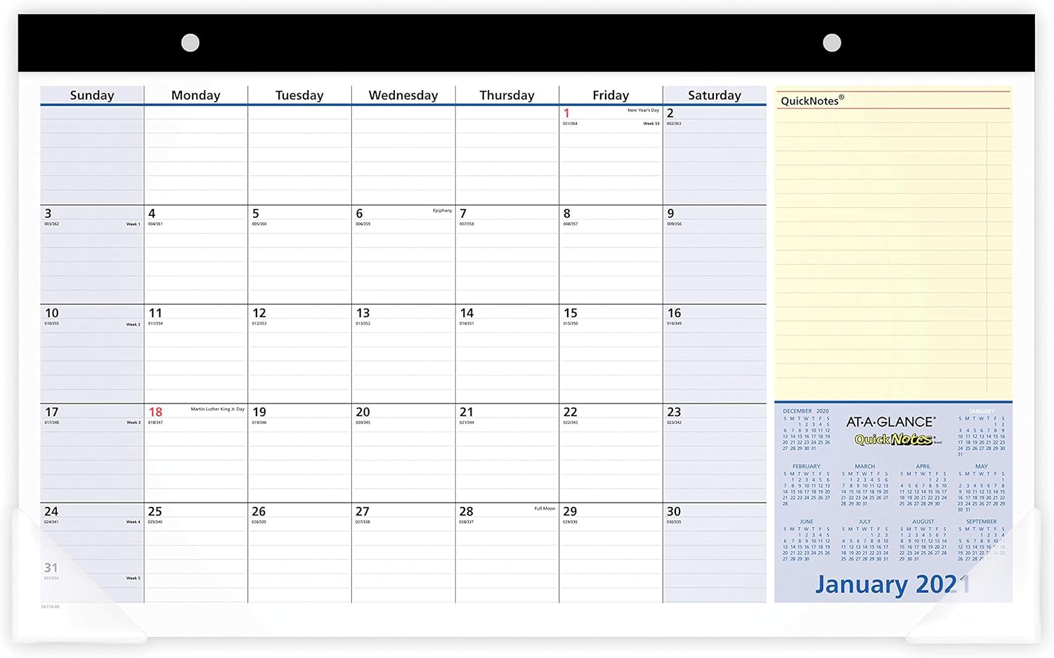 Quick Notes 13-Month Compact Desk Pad - SK71000