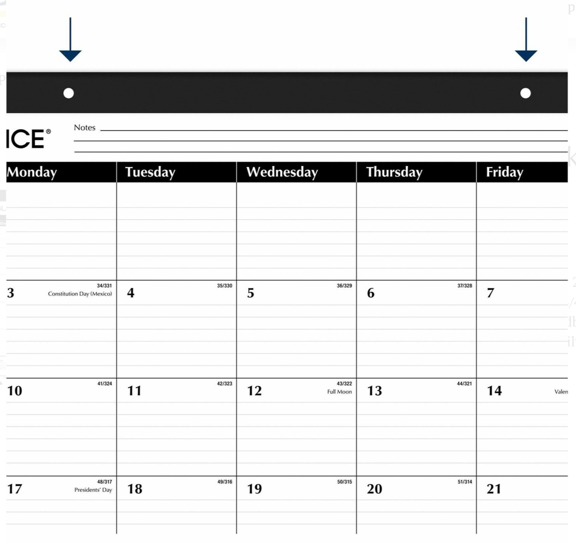 At-A-Glance Monthly Desk Pad Calendar - SK2400