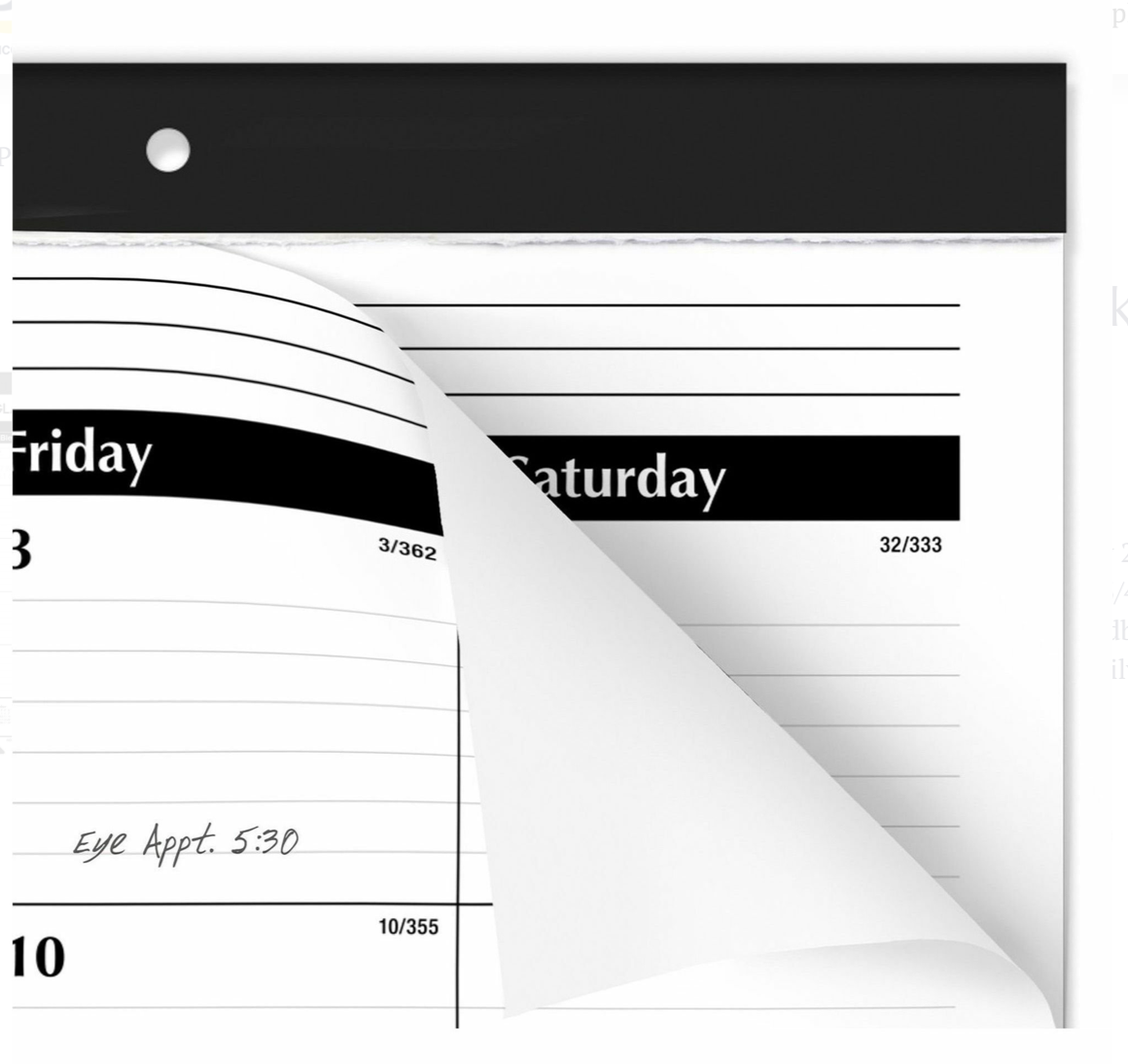 At-A-Glance Monthly Desk Pad Calendar - SK2400