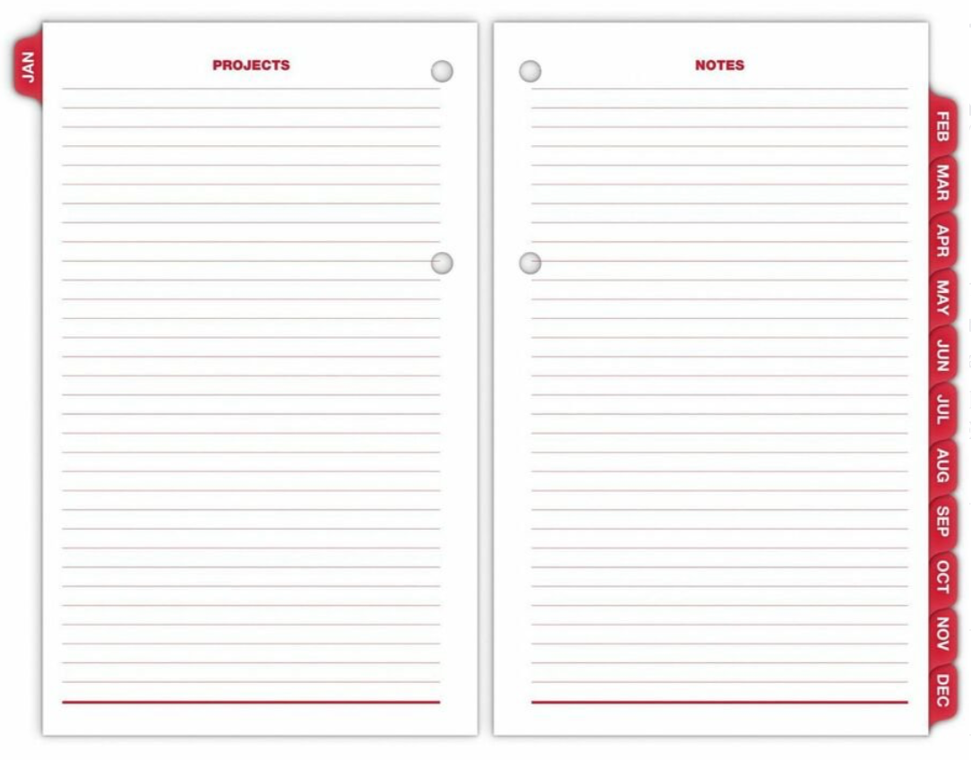 At-A-Glance Burkhart's Day Counter Loose-Leaf Desk Calendar Refill - E712-50