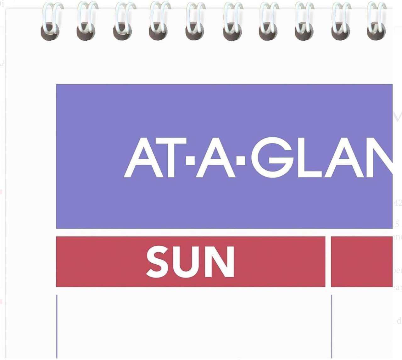 Monthly Wall Calendar - PM428