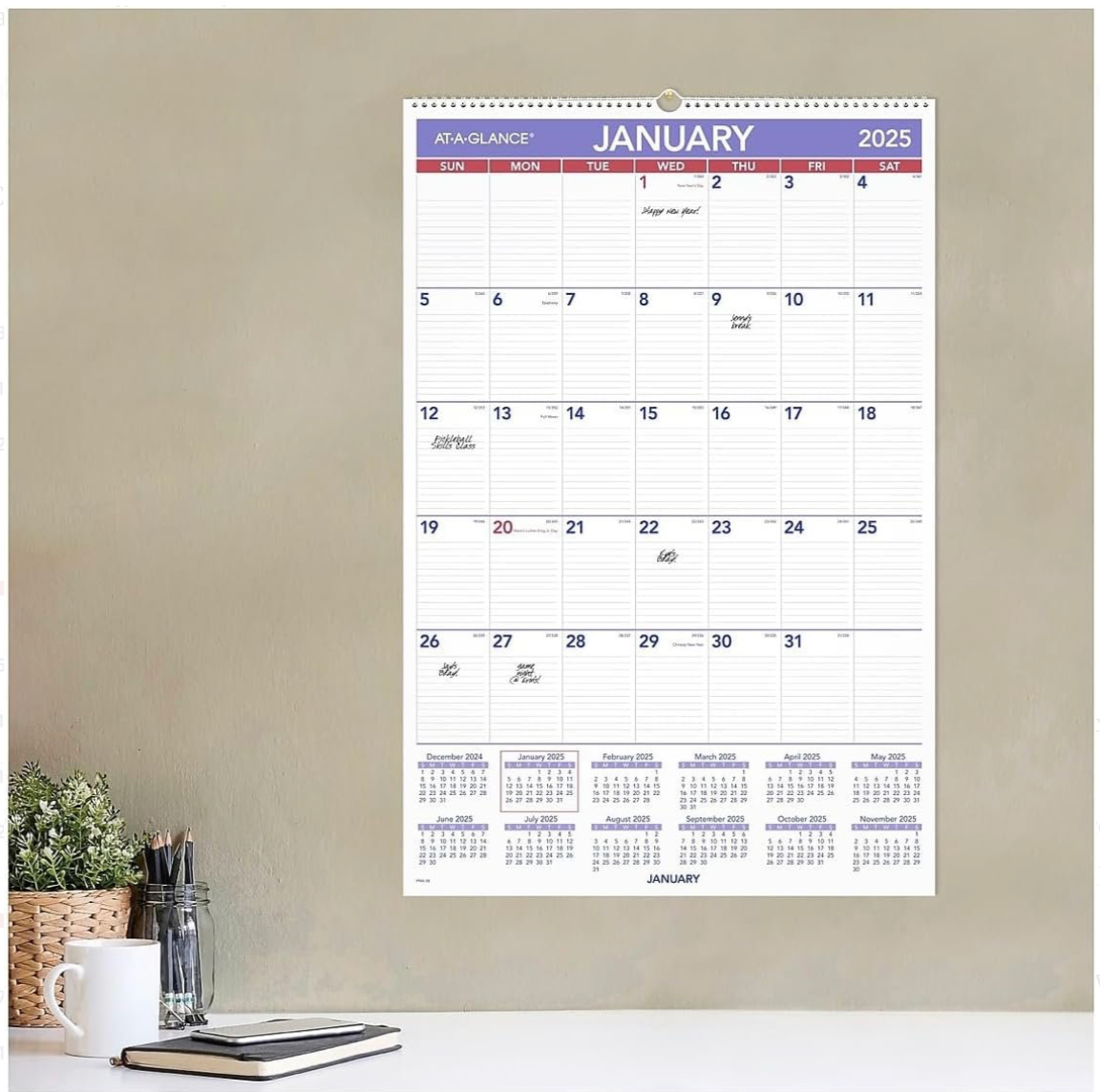 Monthly Wall Calendar - PM428