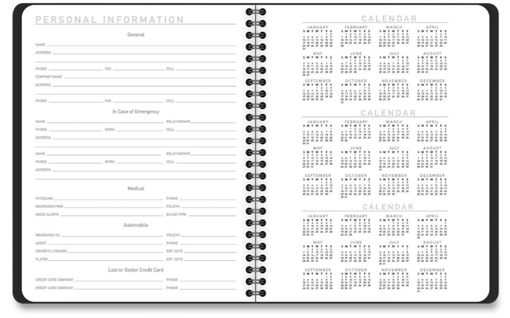 Contemporary Lite Weekly/Monthly Planner - 7054XL05