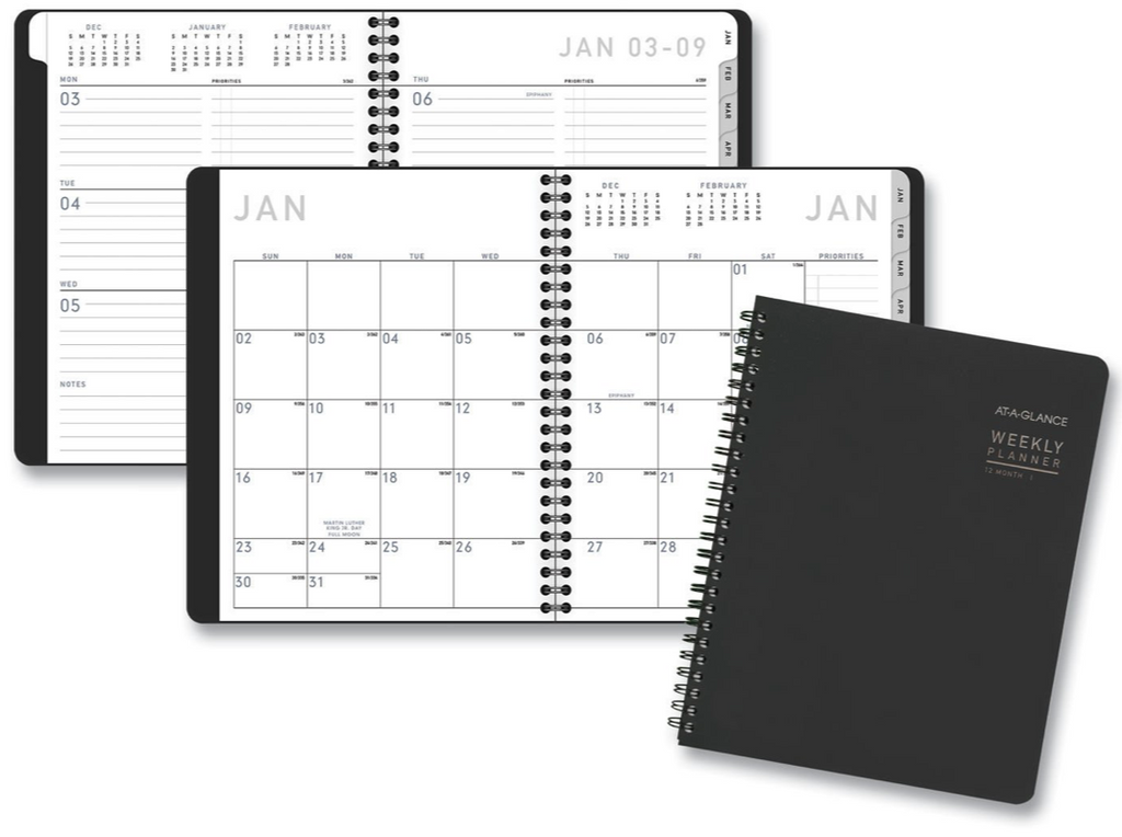 Contemporary Lite Weekly/Monthly Planner - 7054XL05