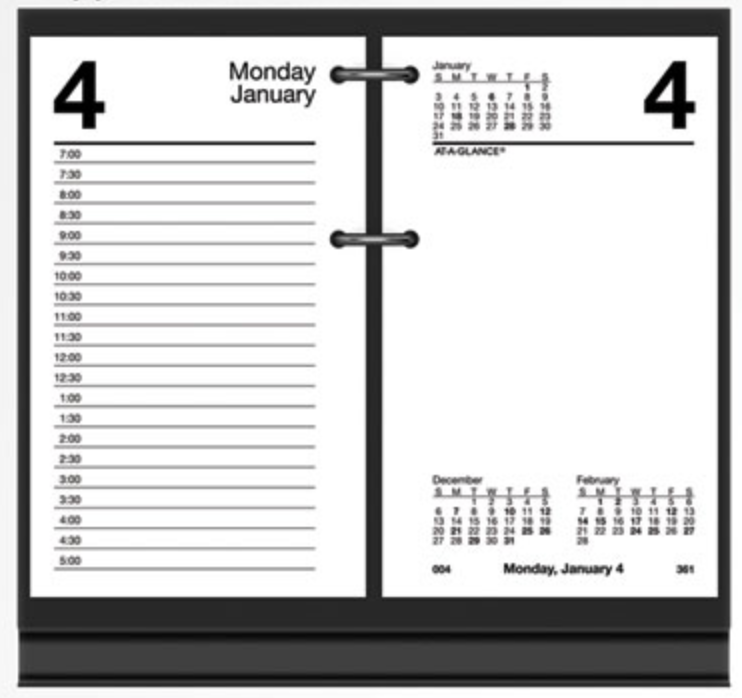 Loose-Leaf Desk Calendar Refill - E71750