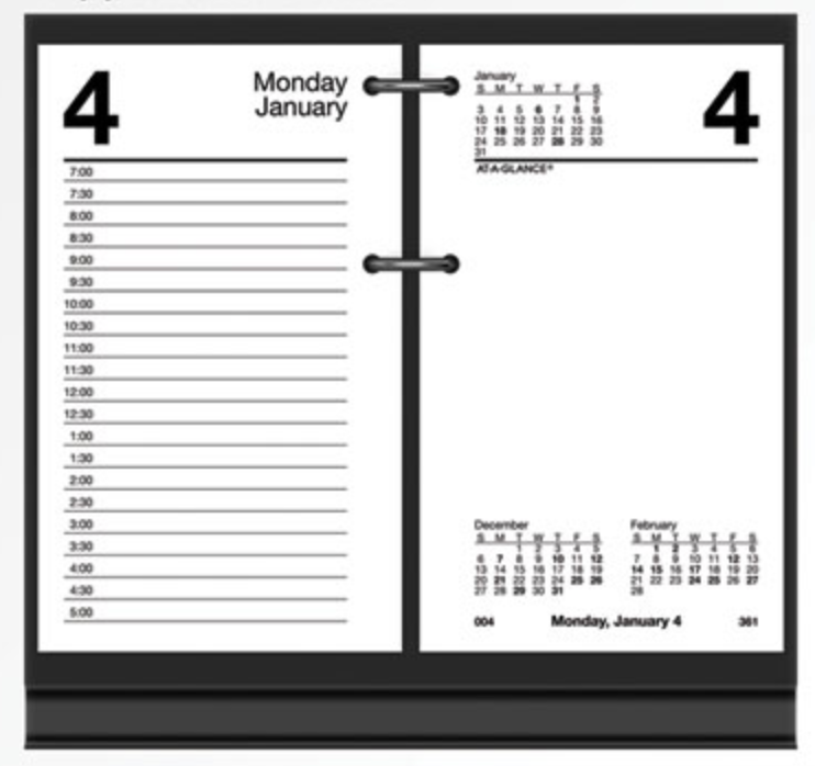 Desk Calendar Recycled Refill - E717R50