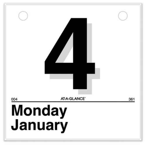 "Today Is" Wall Calendar Refill - K150